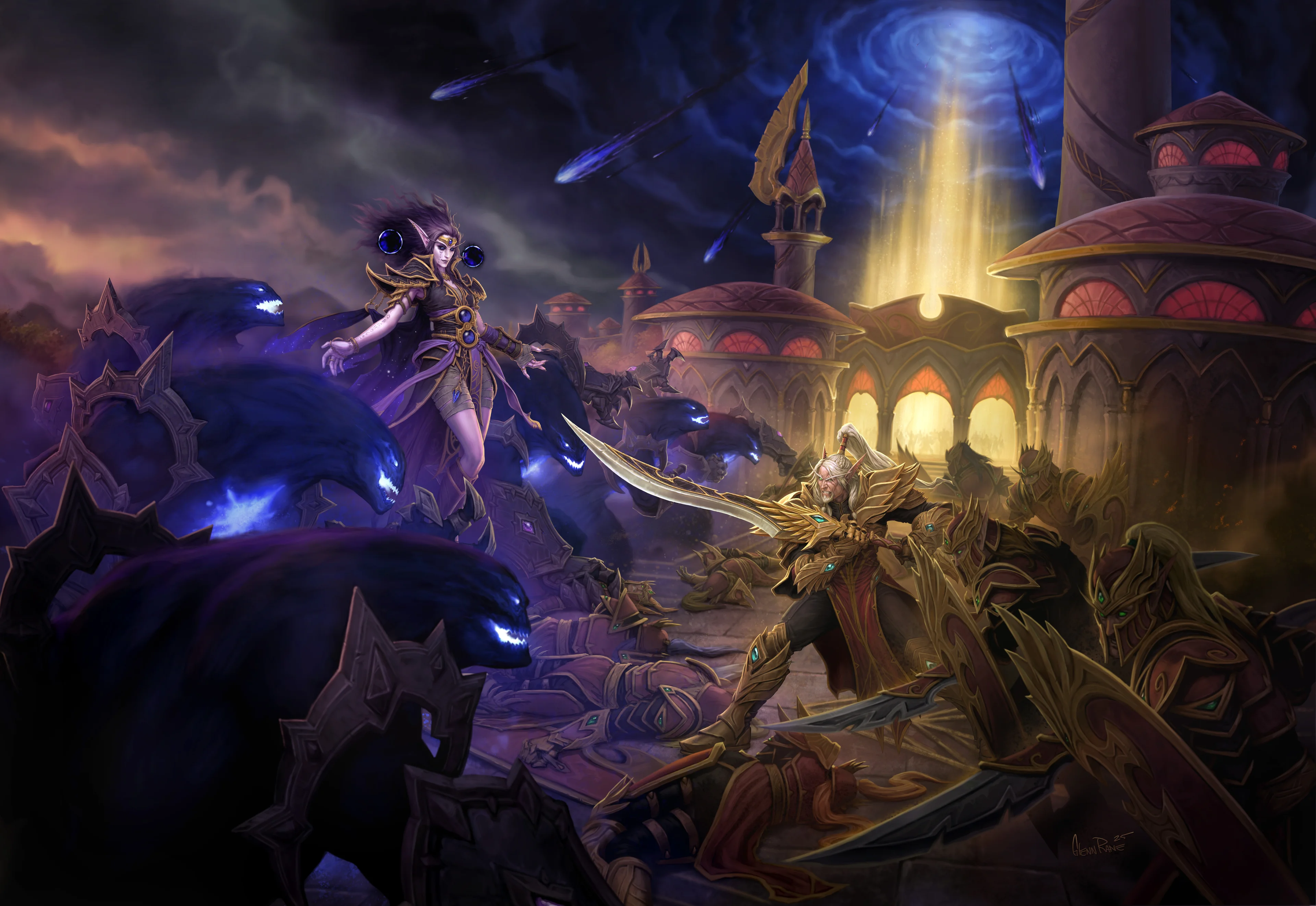 World of Warcraft Midnight Against the Void key art
